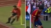 Reason for Spain hero's celebration revealed as incredible footage unearthed