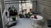 My concrete balcony was transformed by an Ikea find, I mixed it up to save money