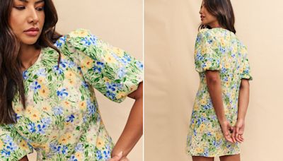 Frankie Bridge's £59 summer floral dress is perfect for curvy girls