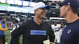 Harbaugh's road to Chargers, Pierce securing Raiders job began with last year's rout at Las Vegas