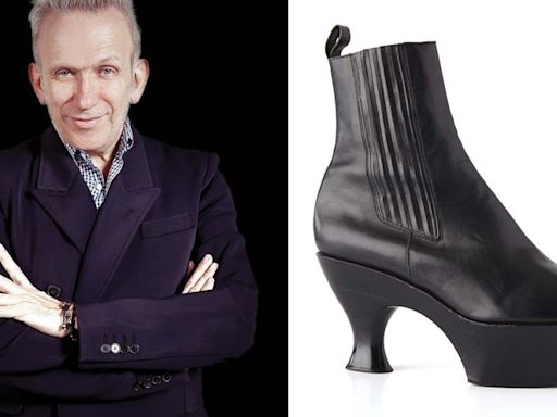 Jean Paul Gaultier’s First Designer Sneaker, Soccer-inspired Heels and More Are Now on Display in France