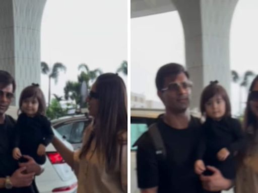 Bipasha Basu, Karan Singh Grover And Daughter Devi Set Major Family Goals On Way To Abu Dhabi - News18