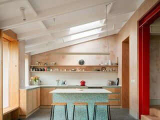 The Kitchen Island in This London Home Is Made of Melted-Down Chocolate Box Molds