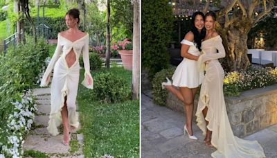 Model shamed for wearing a sheer dress to a wedding but says bride allowed it