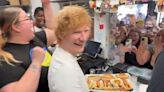 Ed Sheeran Serves Hot Dogs at 'Legendary' Chicago Spot Known for Cursing at Customers: 'I Loved It'