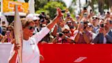 Halle Berry carries Olympic torch in Cannes ahead of Paris Games