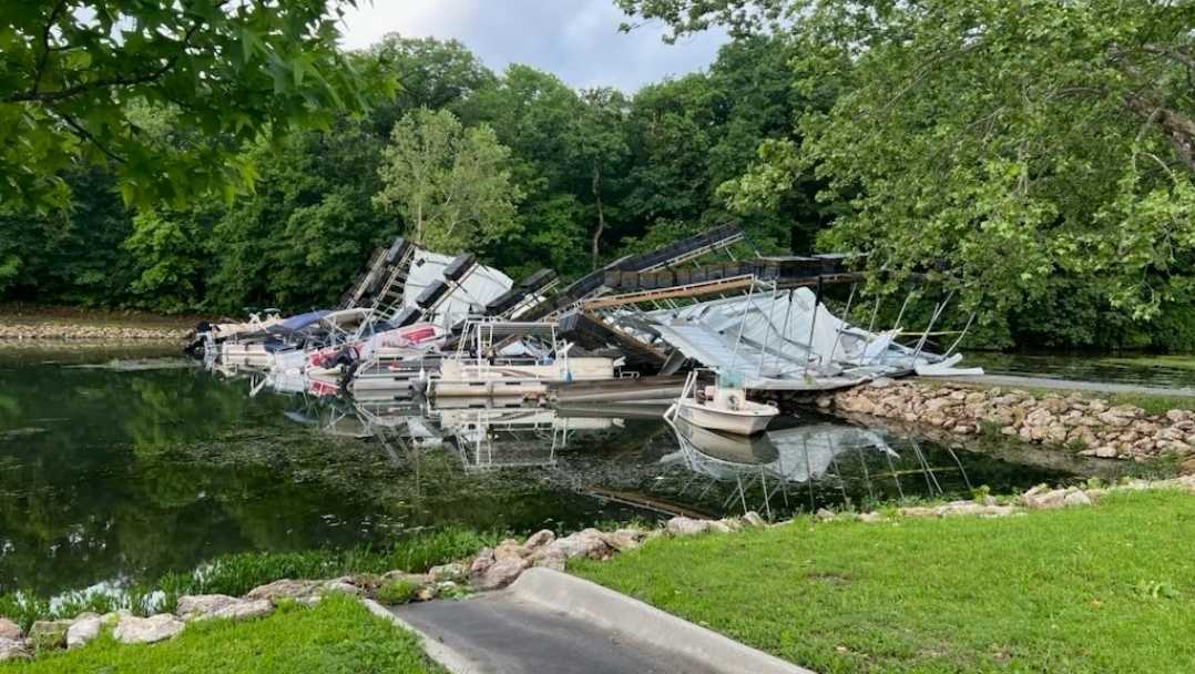 Wyandotte County Lake Park 'closed until further notice' after overnight storm damage