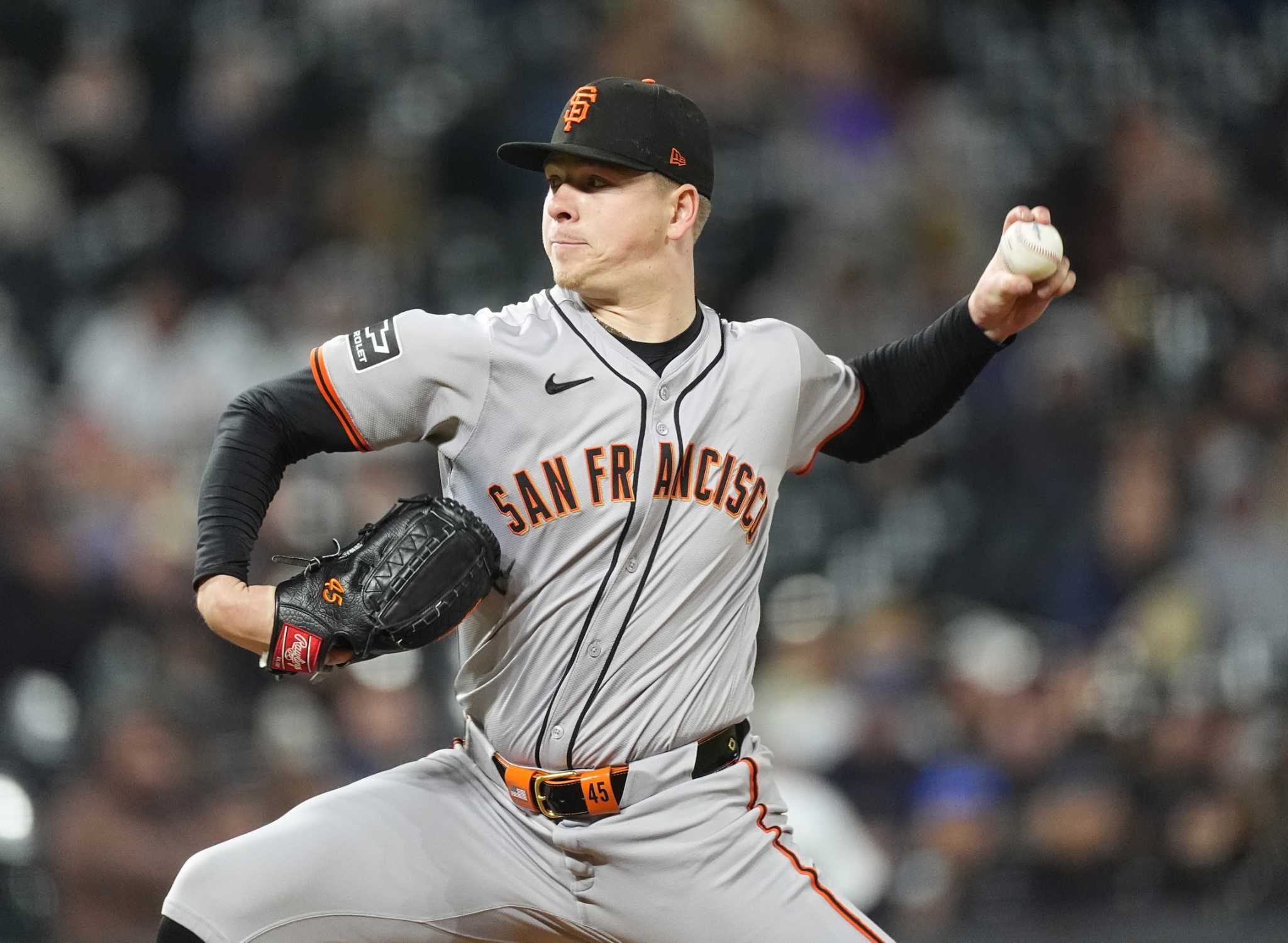 Harrison pitches 7 scoreless, San Francisco breaks 4-game skid with a 5-0 victory over Colorado