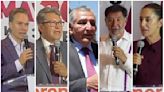 Adán, Velasco, Monreal, Noroña y Sheinbaum se registran como aspirantes presidenciales de la 4T