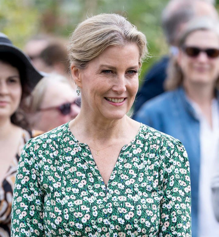 Duchess Sophie Turns Heads in a Pair of Black Faux Leather Pants