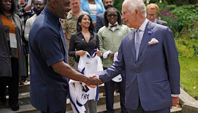 King Charles III hosts Idris Elba to hear from young people about the troubles they face