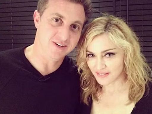 Luciano Huck encontra Madonna, mas não faz entrevista para o 'Domingão' | Daniel Nascimento | O Dia