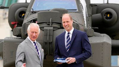 The touching gift soldiers from the Army Air Corp handed to Prince William to give to Kate