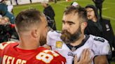 Watch Jason Kelce Break Down While Singing His New Christmas Song With Brother Travis