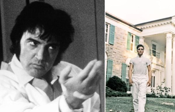 Elvis' karate moves left hidden damage that fans can see on Graceland tour