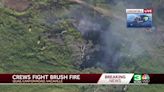 Watch crews fight 2-acre Quail fire in Solano County