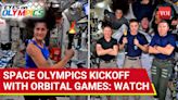 NASA Astronauts Celebrate Paris Olympics With Zero-gravity games In Space