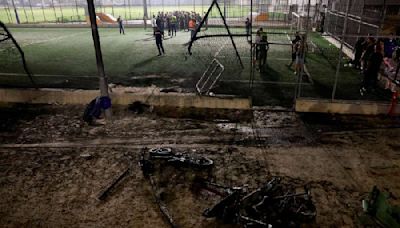 Israel says rocket attack by Hezbollah killed 12 people at football ground in Golan Heights, vows response