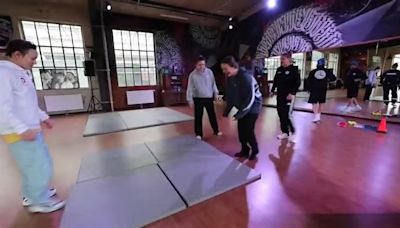 El equipo alemán de breakdance entrena para los Juegos Olímpicos de París