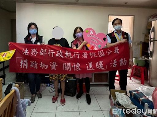 二寶單親媽欠費罹病待業中 桃園執行分署中秋前夕送暖給希望