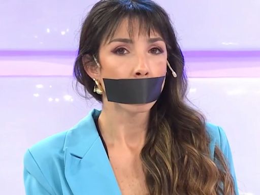 La sorpresiva aparición de Daniela Vera Fontana, ex del novio de Cinthia Fernández, en TV: ¿por qué se presentó amordazada?