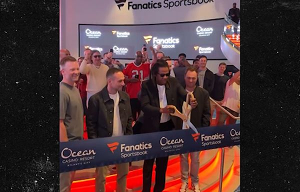 Jay-Z and Michael Rubin Cut Ribbon at First Fanatics Sportsbook in New Jersey