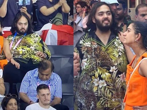 Newlyweds Anant Ambani, Radhika Merchant and Isha Ambani Piramal, Mukesh Ambani spotted together at Paris Olympics 2024