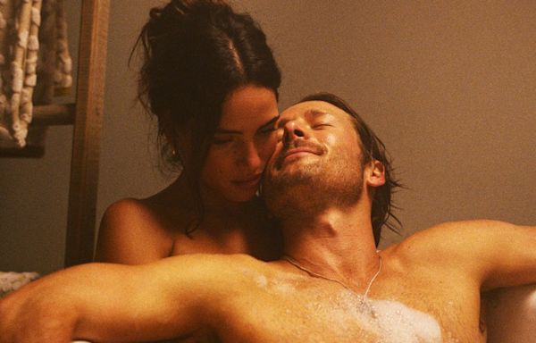 Hit Man's Glen Powell and Adria Arjona Sent Each Other 'Sexy' Images