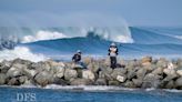 Photos: Tides surge, 30-foot waves barrel on California coast