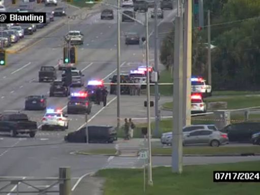 Heavy police activity, area taped off near I-295 and Blanding Boulevard