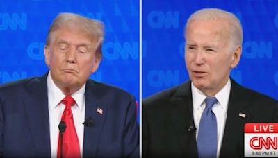 Trump Retorts ‘I Didn’t Have Sex With a Porn Star’ as Biden Confronts His Dalliances: ‘Morals of an Alley Cat’ | Video