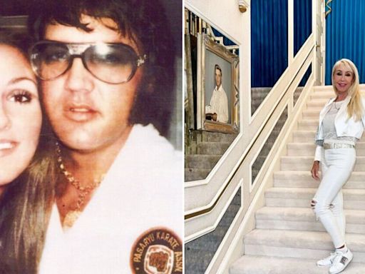 Elvis ex Linda Thompson returns to Graceland in touching new photos