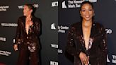 Tiffany Haddish Sparkles in Sequined Retrofête Power Suit at the Mark Twain Prize for American Humor