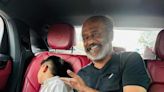 'Superstar Thatha' Rajinikanth Drops His Unwilling Grandson To School