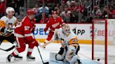 Andrew Copp, Alex DeBrincat each score twice, Red Wings beat Penguins 6-3