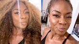 Jully Black says she feels 'fabulous' with 'big hair, short hair, all of it' in video