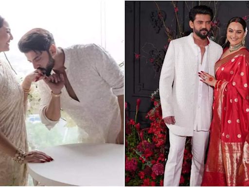 From Huma Qureshi to Ayushmann Khurrana, see how celebs congratulated newlyweds Sonakshi Sinha and Zaheer Iqbal | Hindi Movie News - Times of India