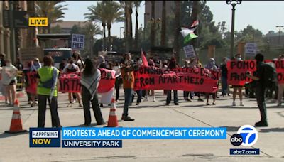 Protests force Pomona College to move venue, time for graduation ceremony