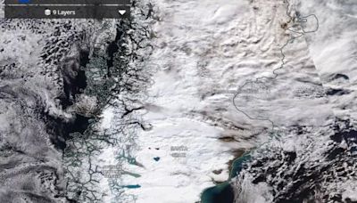 La NASA publicó una impresionante foto satelital de la Patagonia nevada y revolucionó las redes
