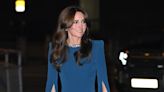 Kate Middleton Sent a Subliminal Statement With Her Blue Cape Dress