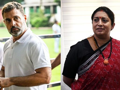 ‘Insulting people is a sign of weakness’: Rahul Gandhi defends Smriti Irani, asks people to stop being nasty