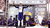 Hamlin wins at Bristol as reigning NASCAR champion Joey Logano eliminated from playoffs