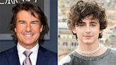 Timothée Chalamet says Tom Cruise sent him a list of stunt experts to step up his Old Hollywood game