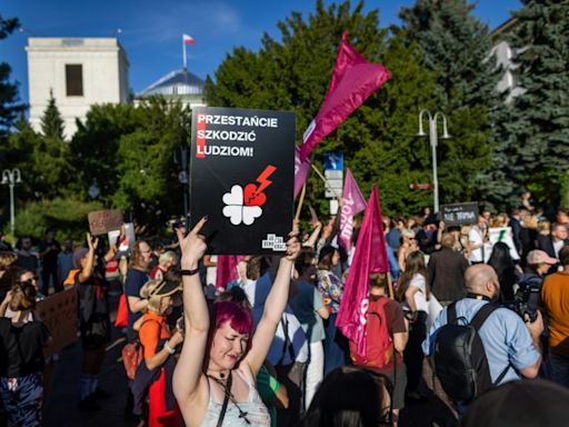 Manifestaciones en Polonia por el derecho al aborto