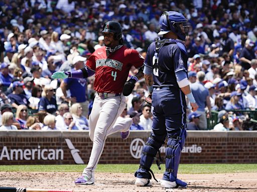 Gabriel Moreno has 3 hits, scores twice and has RBI as Diamondbacks beat Cubs