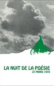 La nuit de la poésie 27 mars 1970