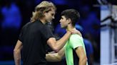 ATP Finals: Carlos Alcaraz beaten by Alexander Zverev on tournament debut