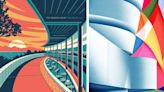 Vibrant Travel Posters Celebrate the Architecture of Frank Lloyd Wright