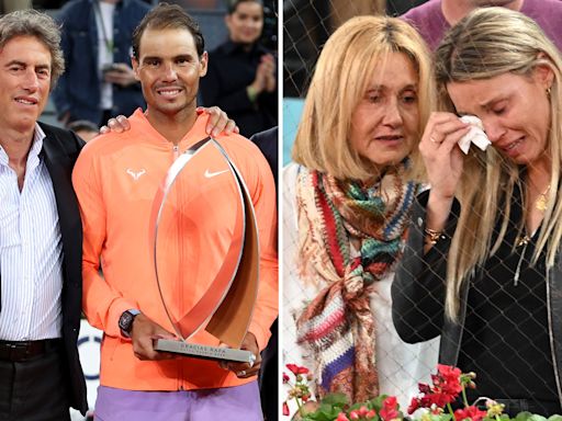 Rafael Nadal's mum and sister in tears after legend's last match in Spain