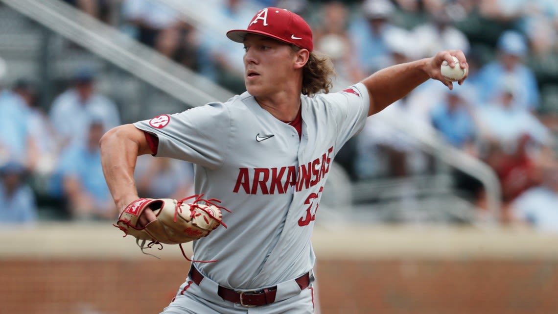 Arkansas pitcher Hagen Smith picked by Chicago White Sox in 2024 MLB Draft